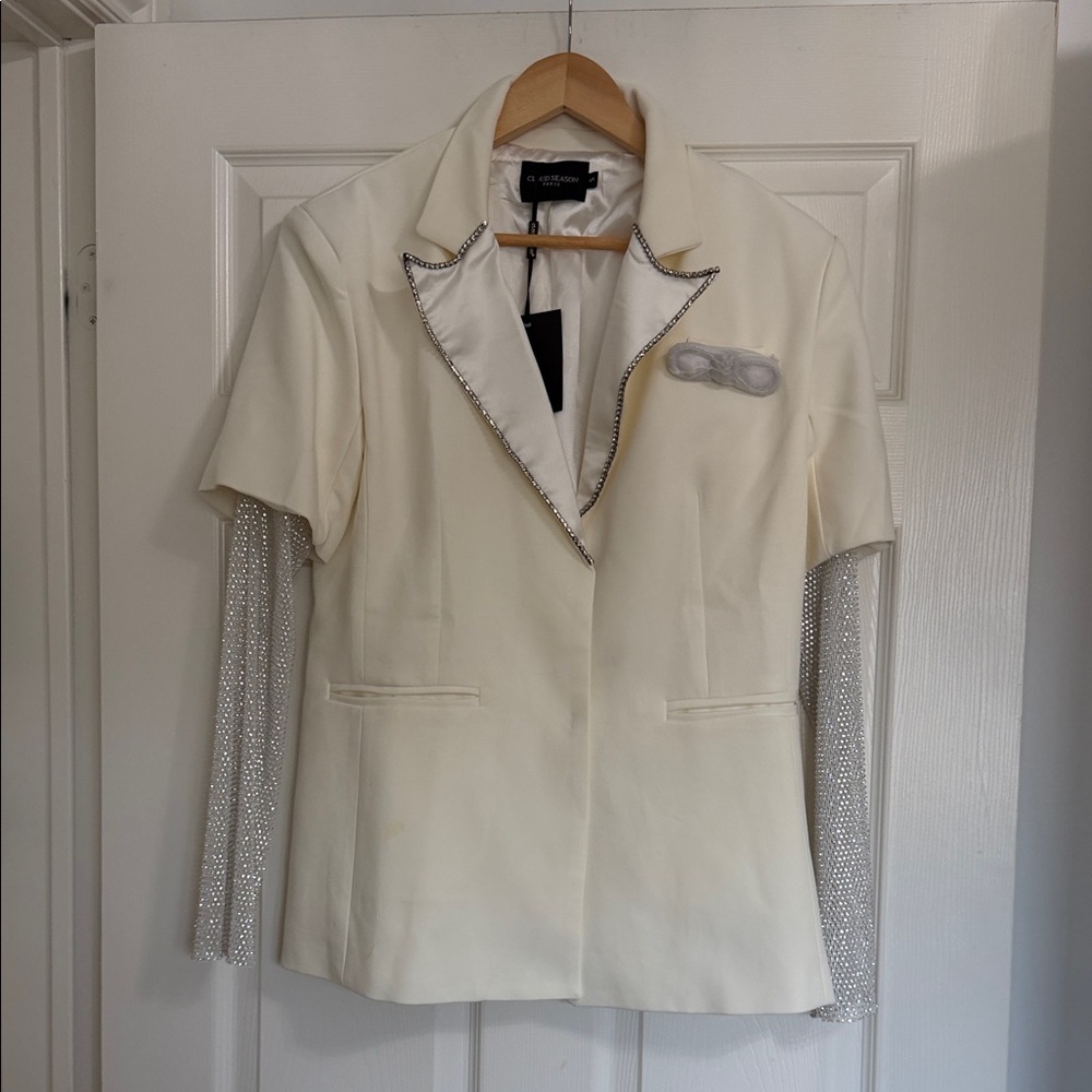 Cloud Season Paris rhinestone Blazer
